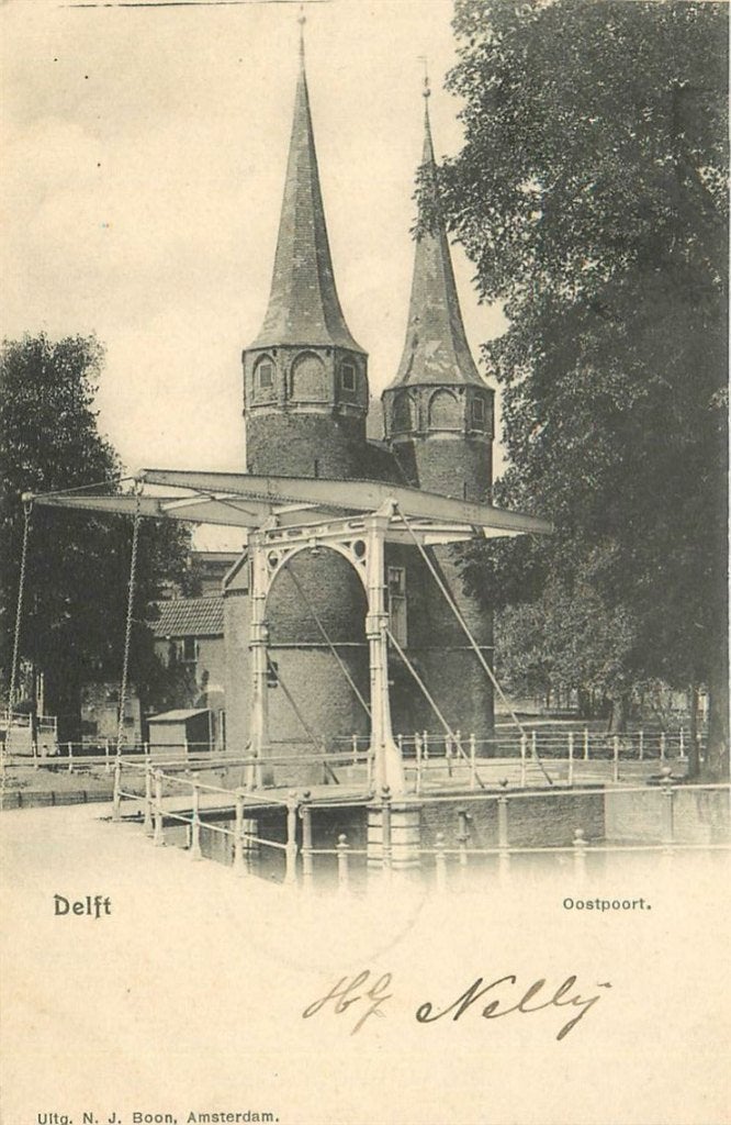 701-399-025 Delft Oostpoort, Verzenden, Voor 1920, Zuid-Holland
