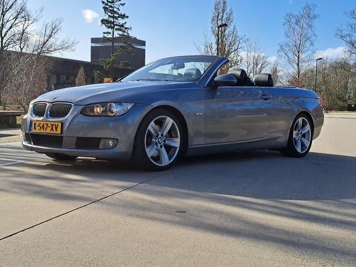 BMW 3-Serie 2.5 325I Cabrio 2007 Grijs, Achterwielaandrijving, Cabriolet, 2996 cc, Leder