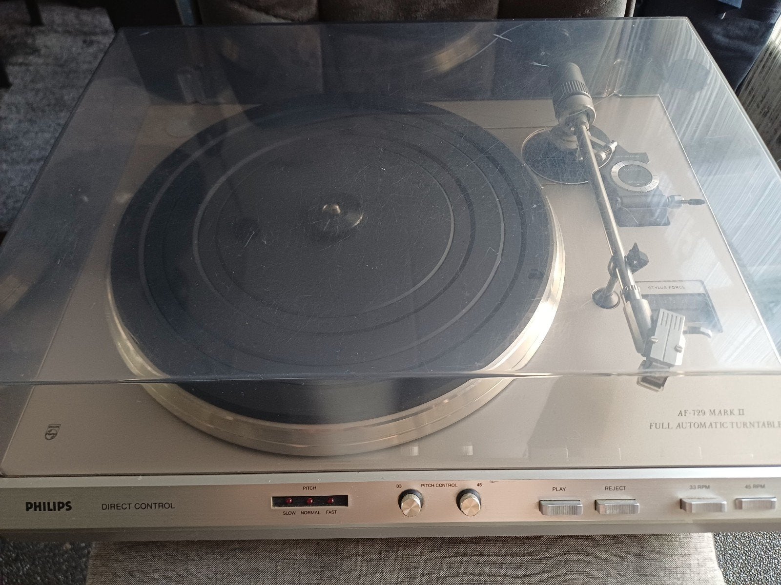 Philips AF-729 Mark II Volautomatische Platenspeler, Ophalen, Philips