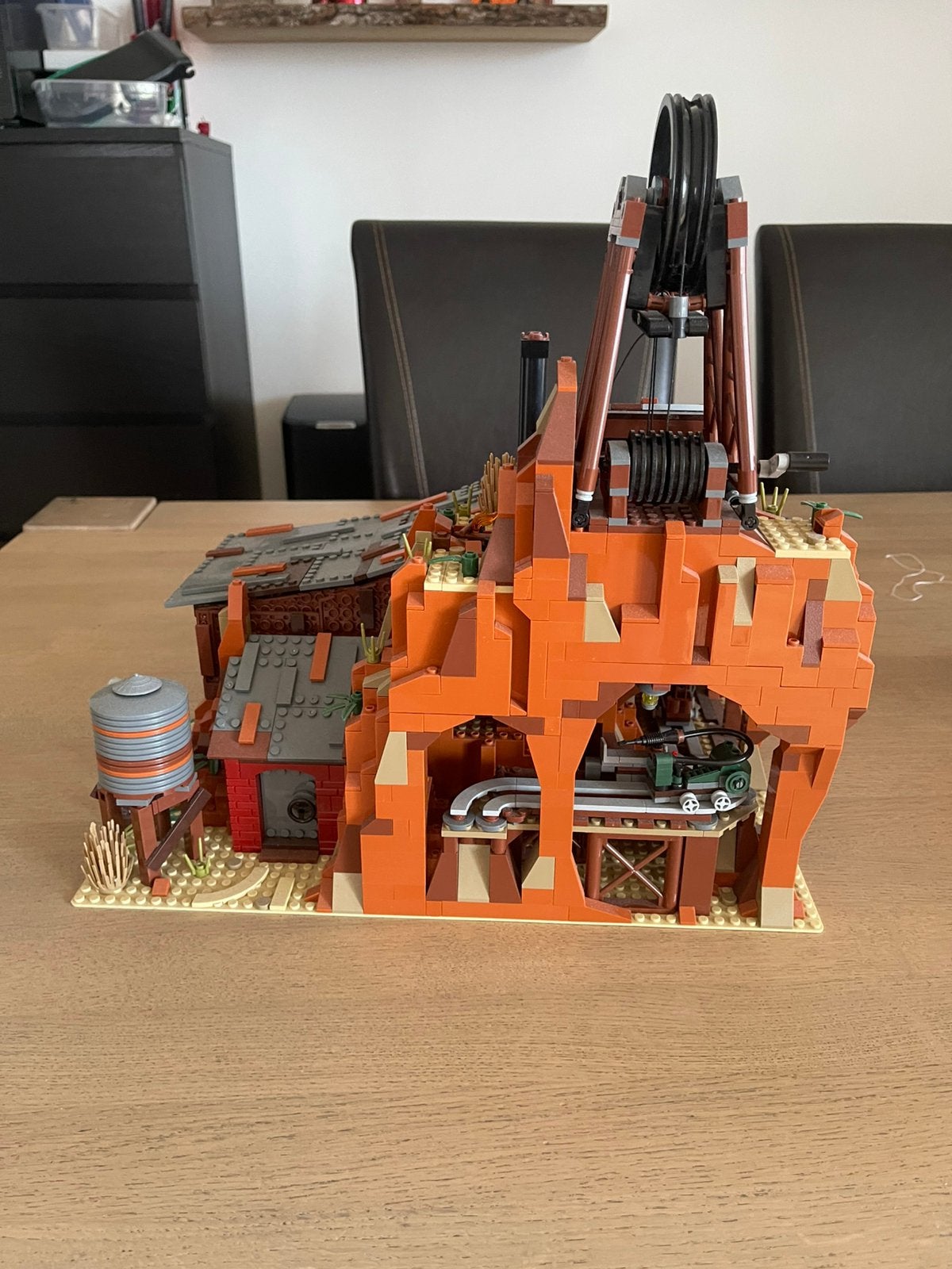Bluebrixx Western Goudmijn, Ophalen, Zo goed als nieuw, 1:50 of kleiner, Diorama