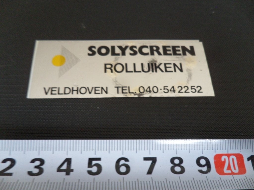 sticker folie veldhoven SOLYSCREEN rolluiken, Verzamelen, Stickers, Ophalen, Zo goed als nieuw