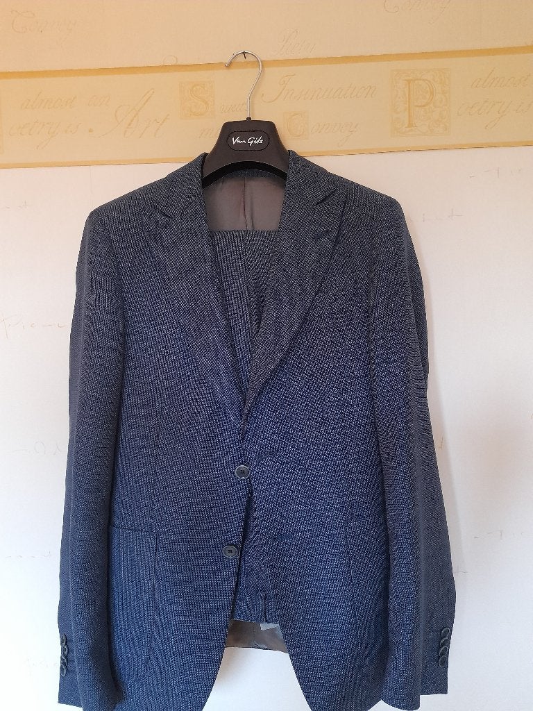 Maatpak van 100% scheerwol als nieuw, Ophalen of Verzenden, Zo goed als nieuw, Blauw