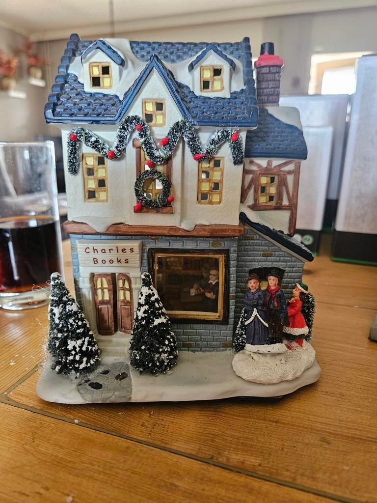 Kerst huisjes luville, Ophalen