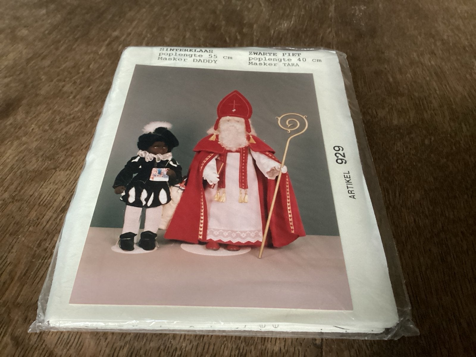 Sint en Piet patroon voor poppen (40cm en 55cm), Ophalen of Verzenden, Nieuw, Overige typen