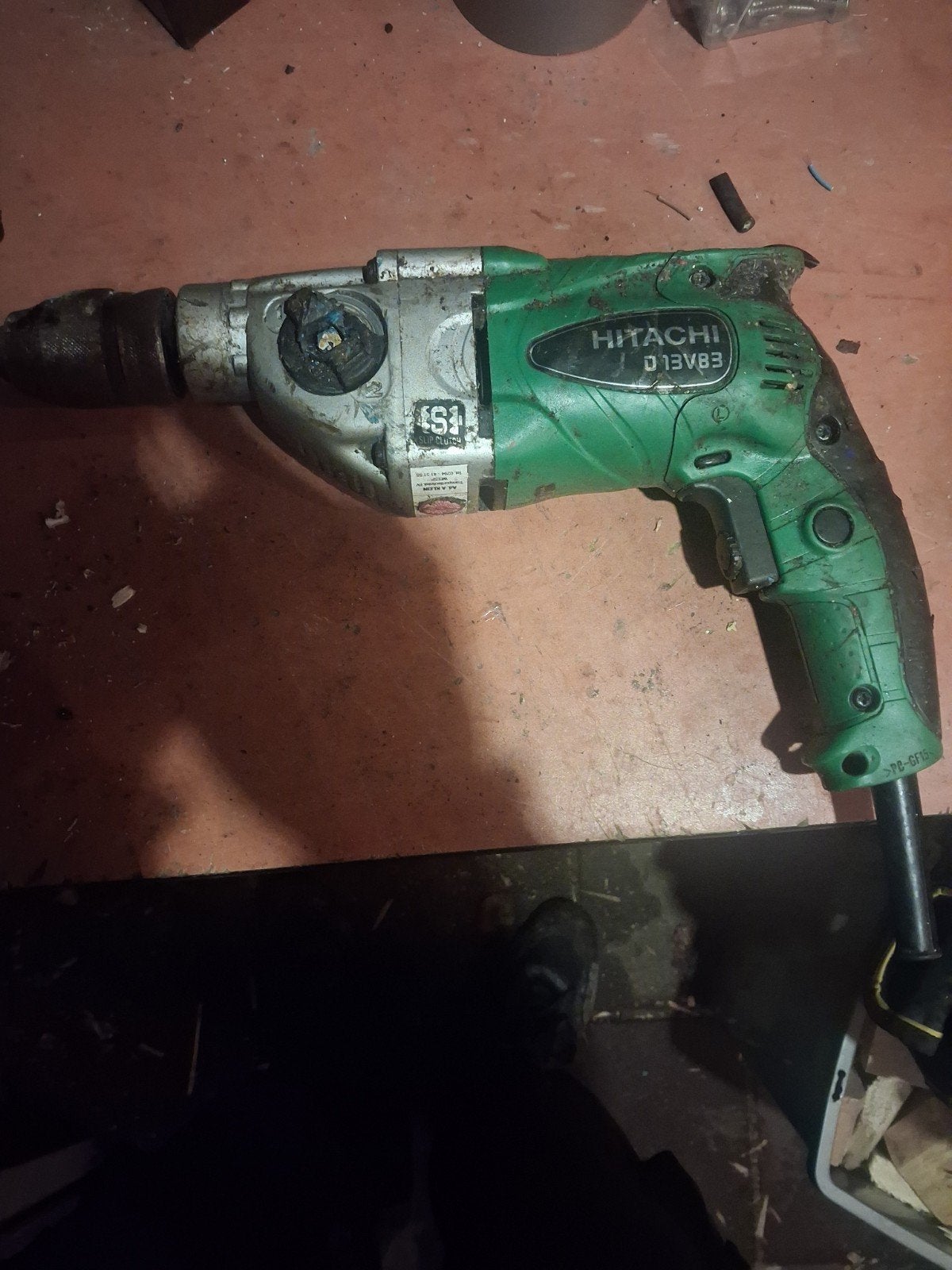 Hitachi boorhamer D13VB3, Doe-het-zelf en Verbouw, Ophalen of Verzenden, Gebruikt, Boor- en/of Breekhamer