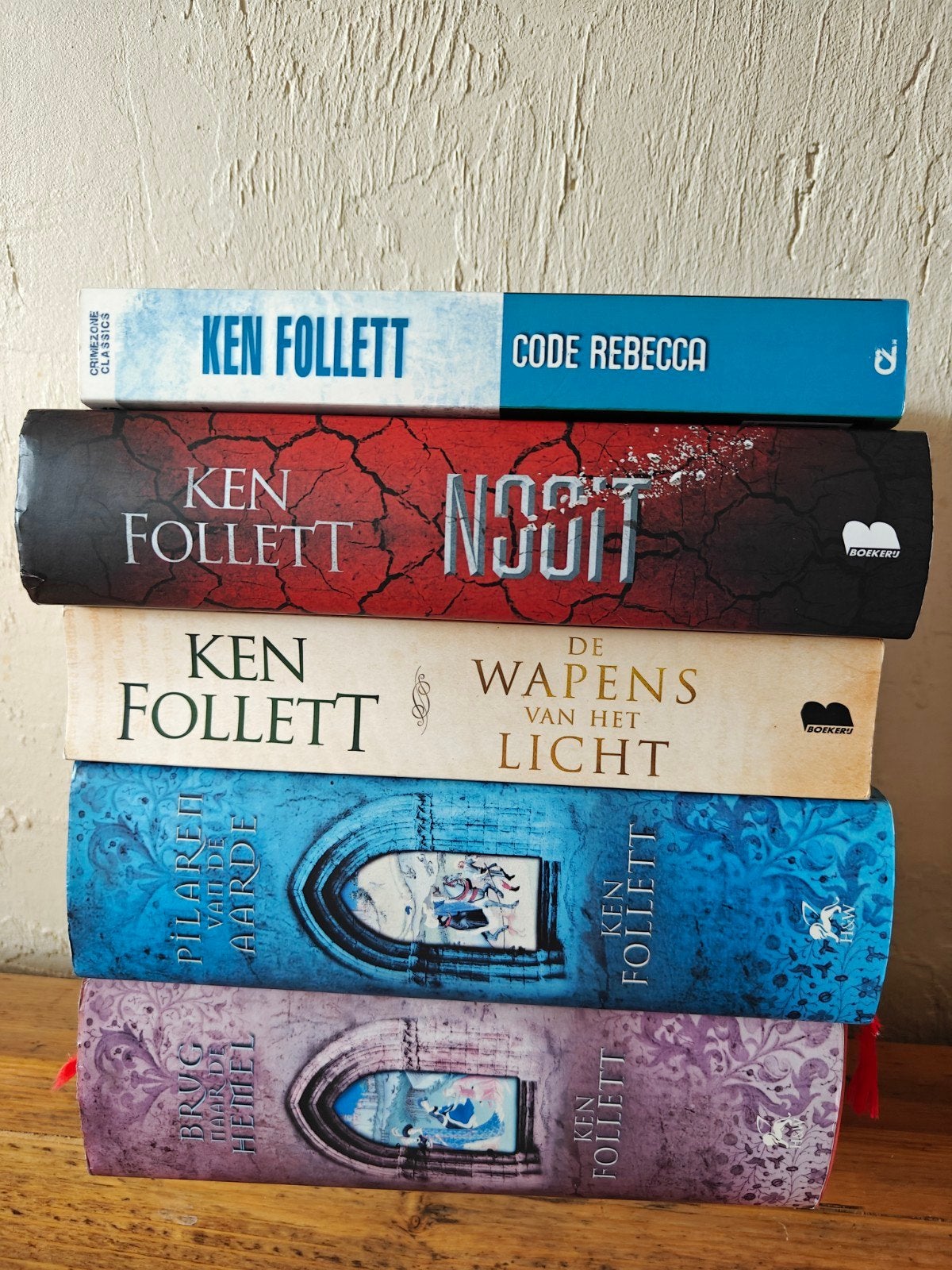 5 Boeken van Ken Follett., Boeken, Ophalen of Verzenden, Zo goed als nieuw