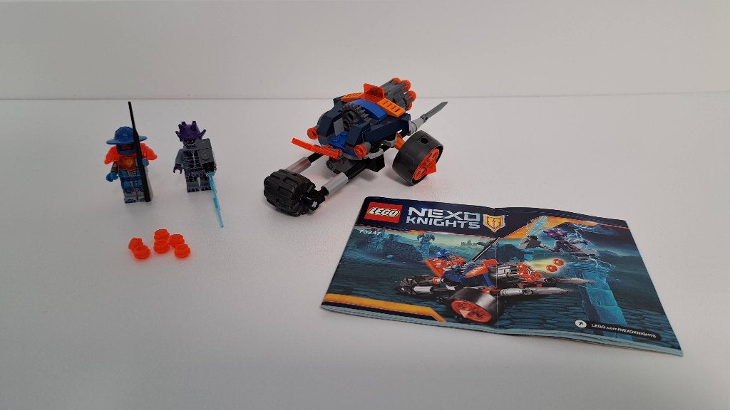 Lego Nexo Knights Artillerie van de koninklijke garde 70347, Ophalen of Verzenden, Zo goed als nieuw, Complete set, Lego