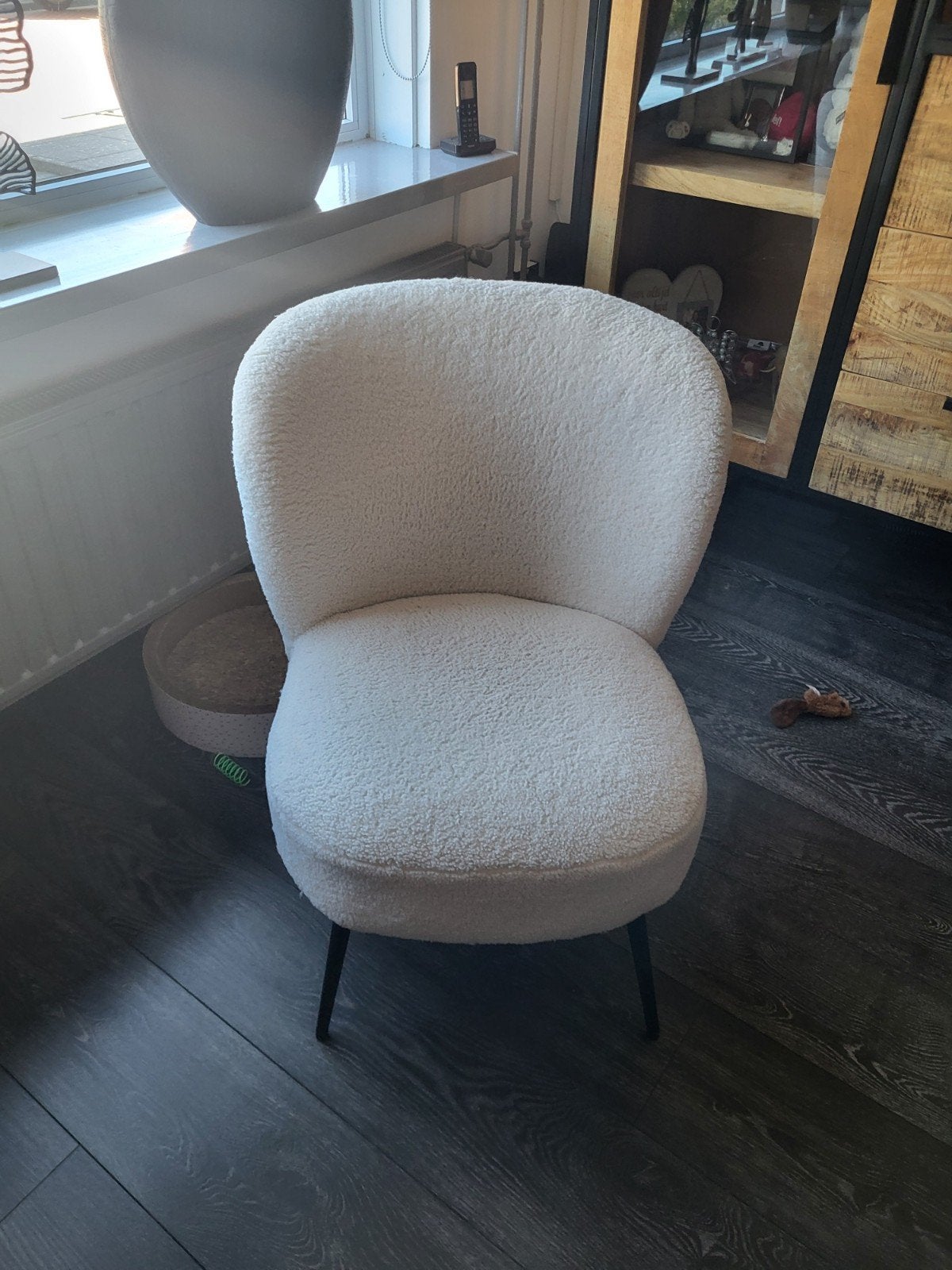 teddy fauteuil beschadigd, Ophalen, Overige materialen, Gebruikt, 75 tot 100 cm