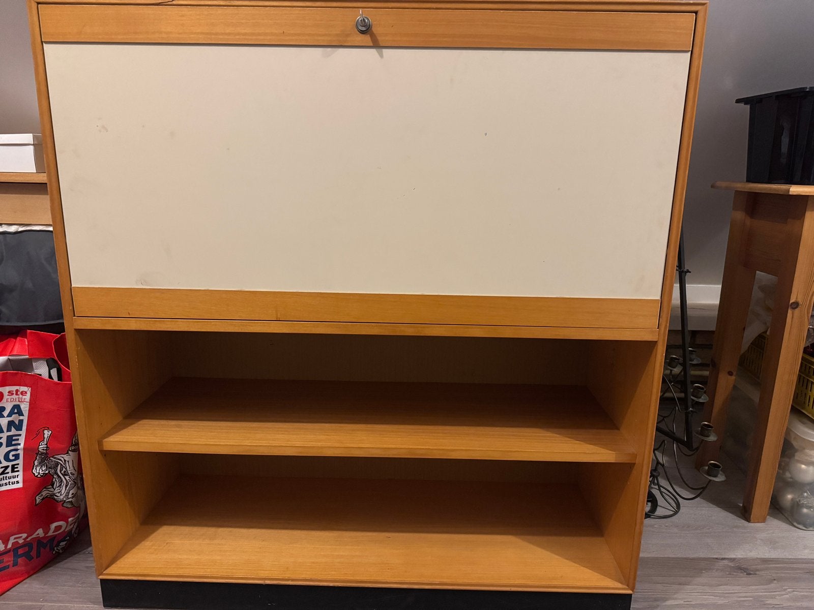 Vintage bureau, Ophalen, Gebruikt, 100 tot 150 cm, 50 tot 100 cm