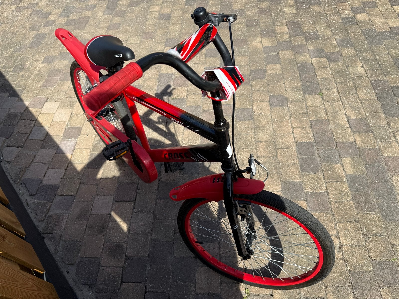 Cross BMX fiets 22inch - in nette staat, Ophalen, Zo goed als nieuw, Velgrem, 20 inch of meer