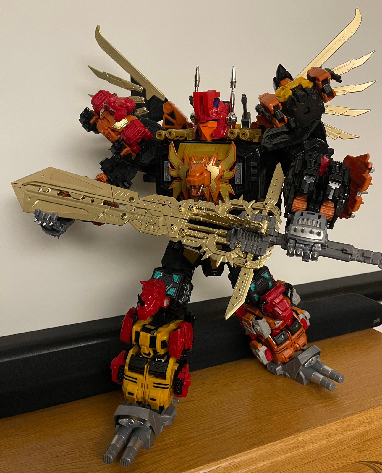 Custom Masterpiece Predaking Headmaster!, Verzamelen, Transformers, G1, Ophalen, Zo goed als nieuw