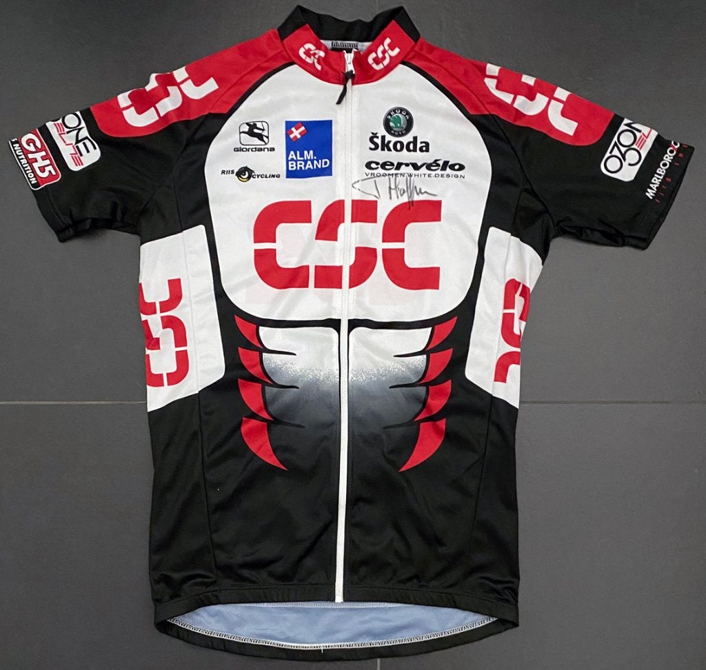 Wielertrui/wielershirt CSC – TRISTAN HOFFMAN – gesigneerd, Ophalen of Verzenden, Nieuw, Overige typen
