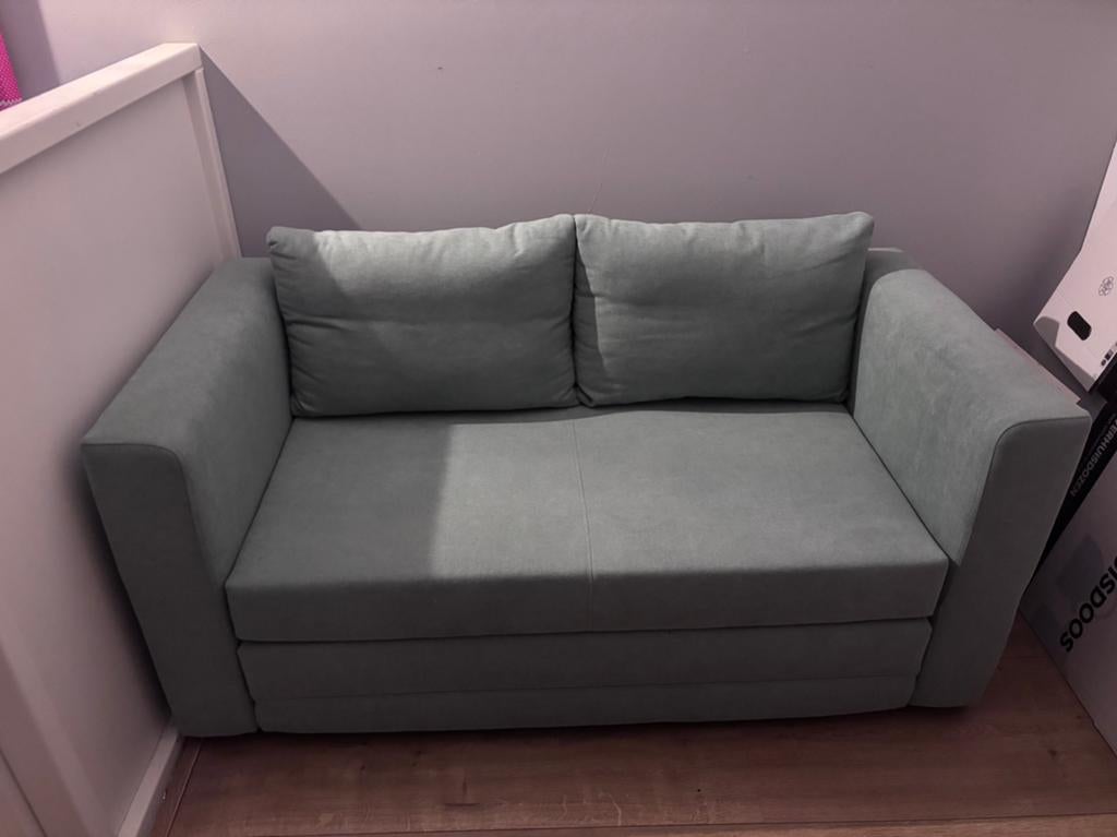 Slaapbank, Huis en Inrichting, Slaapkamer | Slaapbanken, Ophalen, Zo goed als nieuw, Tweepersoons, 140 cm