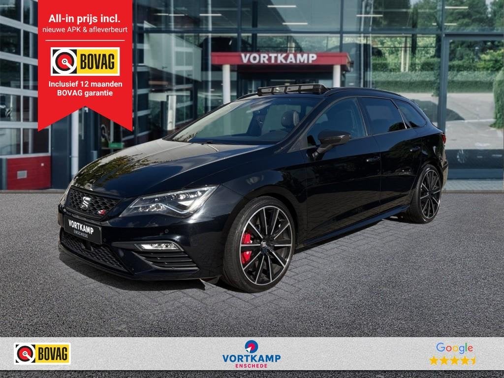 Seat LEON 2.0 TSI CUPRA 300 4DRIVE PANO-DAK/LEDER/BREMBO/BEA, Gebruikt, 4 cilinders, Leon, 1445 kg