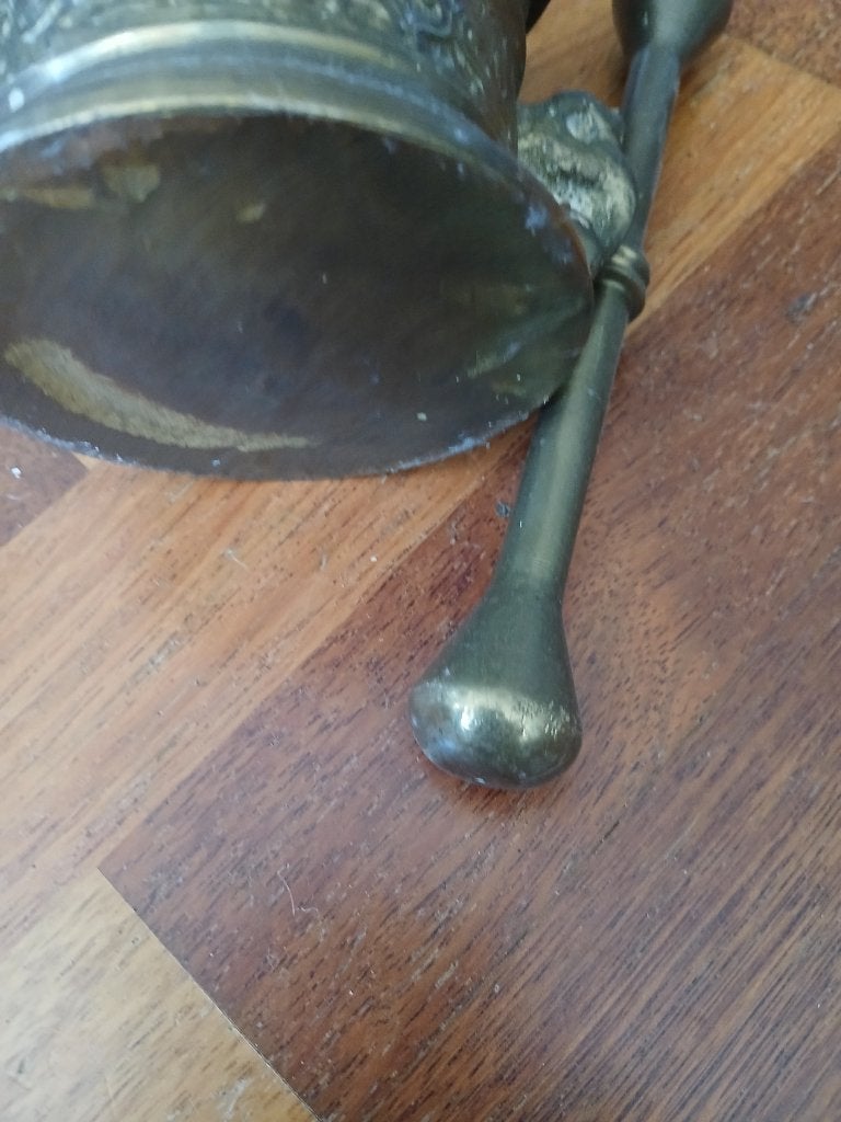 Brons vijzel, Ophalen of Verzenden, Brons