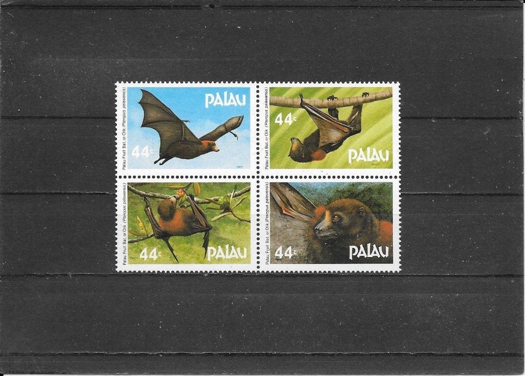 Palau vliegende hond, Ophalen of Verzenden, Postfris
