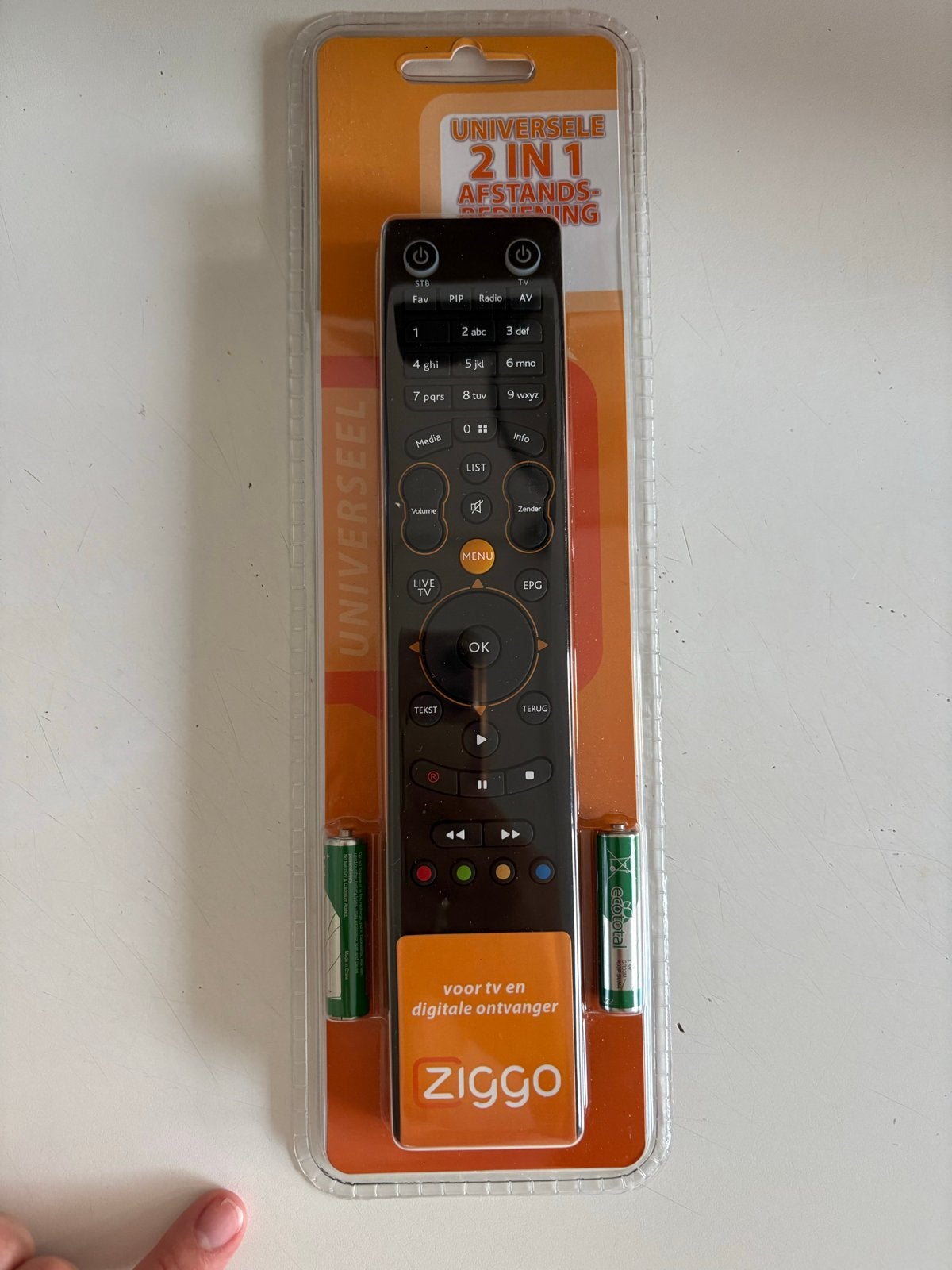 Universele 2-in-1 Afstandsbediening voor TV en Digitale Ontv, Ophalen of Verzenden, Nieuw, Universeel, Tv