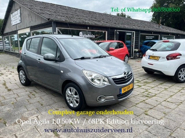 OPEL Agila 1.0 12V 68PK Edition Garage Onderhouden, Euro 5, Stof, Gebruikt, 31 €/maand
