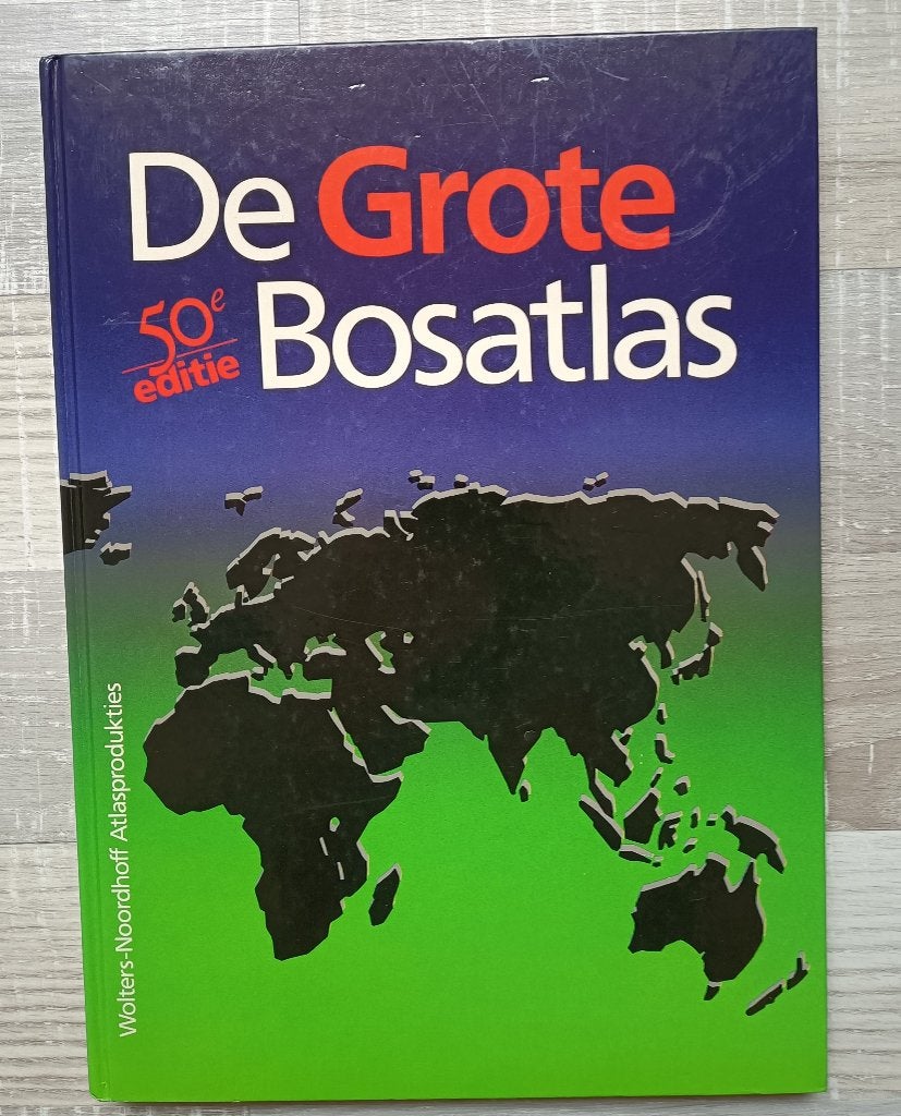 Bosatlas 50e editie uit 1988 en stedenboekjes., Bosatlas, Ophalen of Verzenden, Zo goed als nieuw, 1800 tot 2000