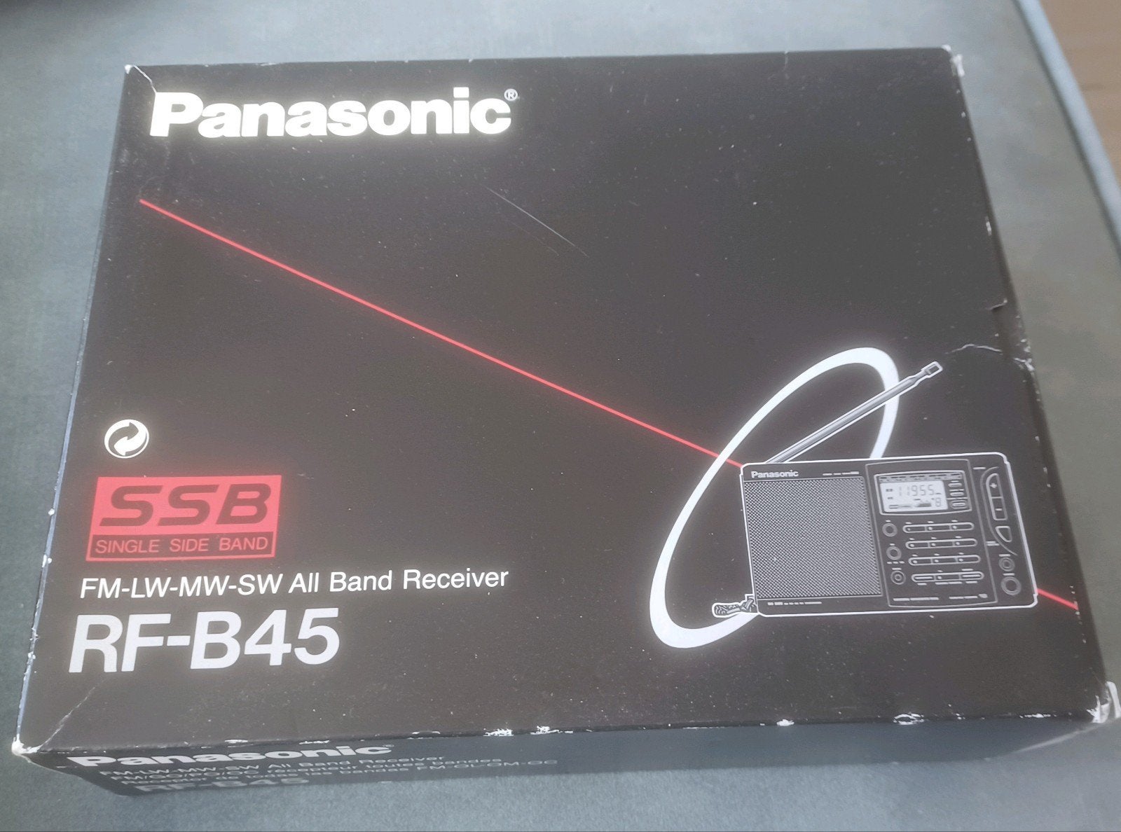 Panasonic RF-B45 wereldontvanger in doos nieuwstaat!, Ophalen of Verzenden, Zo goed als nieuw, Wereldontvanger
