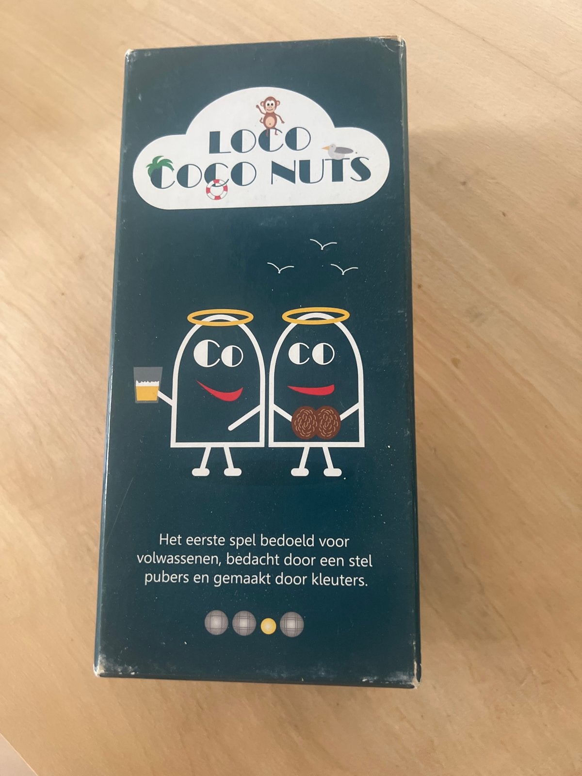 Loco Coco Nuts - Hilarisch kaartspel voor volwassenen, Ophalen of Verzenden, Gebruikt