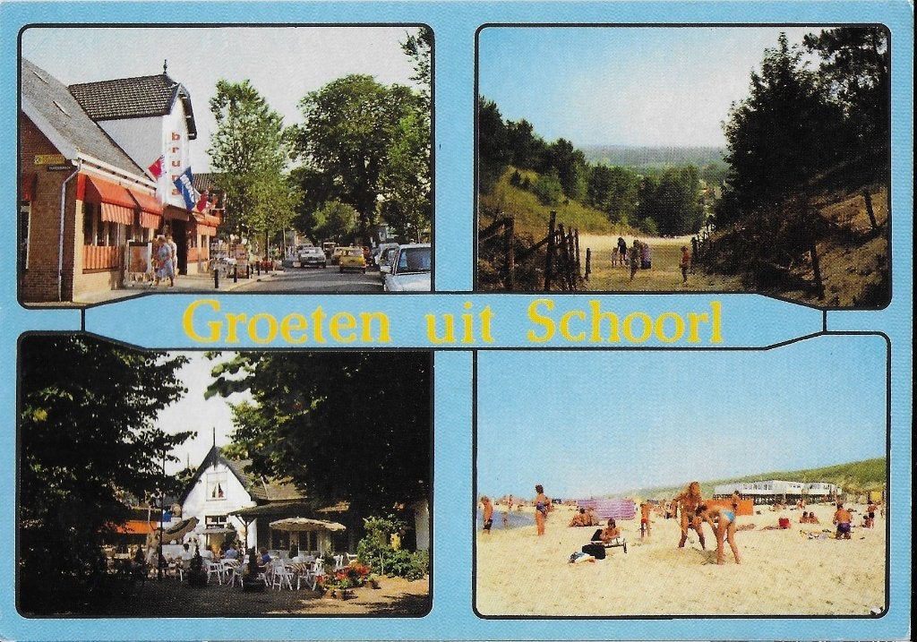 Schoorl gelopen ansichtkaart ( 183 ), Ophalen of Verzenden, 1980 tot heden, Gelopen, Noord-Holland