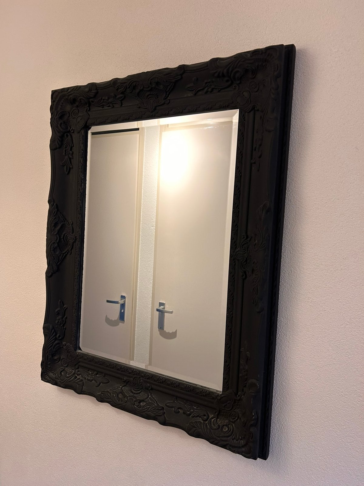 Spiegel brocante, Ophalen, Minder dan 50 cm, Zo goed als nieuw, Minder dan 100 cm