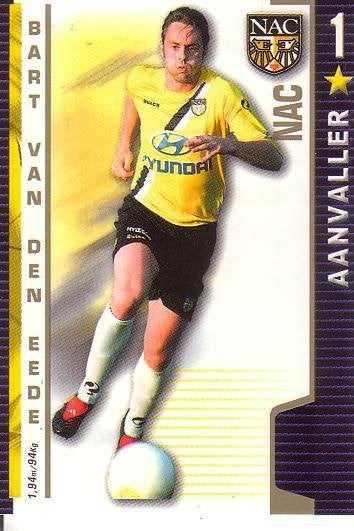 Voetbalplaatje	Bart van den Eede	NAC	All Stars 2004-2005, Verzenden, Zo goed als nieuw, NAC Breda, Spelerskaart