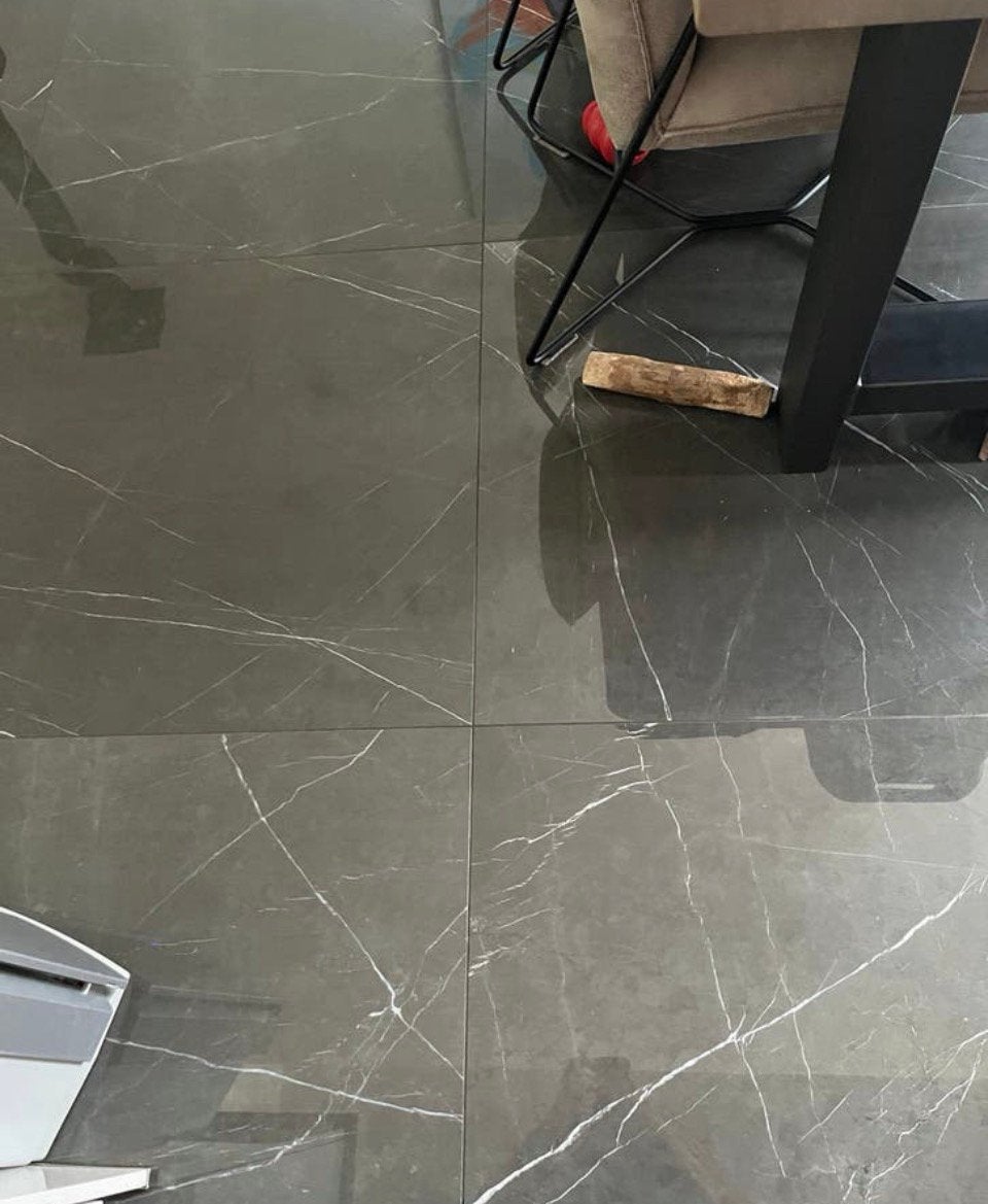 10 Italgraniti Pietra Grey tegels 80x80cm (12,8 m²), Doe-het-zelf en Verbouw, Ophalen, 60 cm of meer, Keramiek, Nieuw