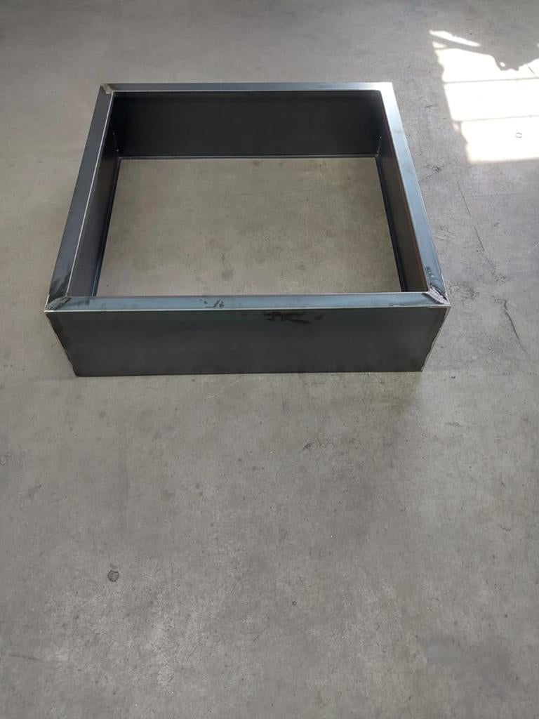 Cortenstaal plantenbak 100x100x30, Ophalen, Doos, 100 cm of meer, 60 cm of meer