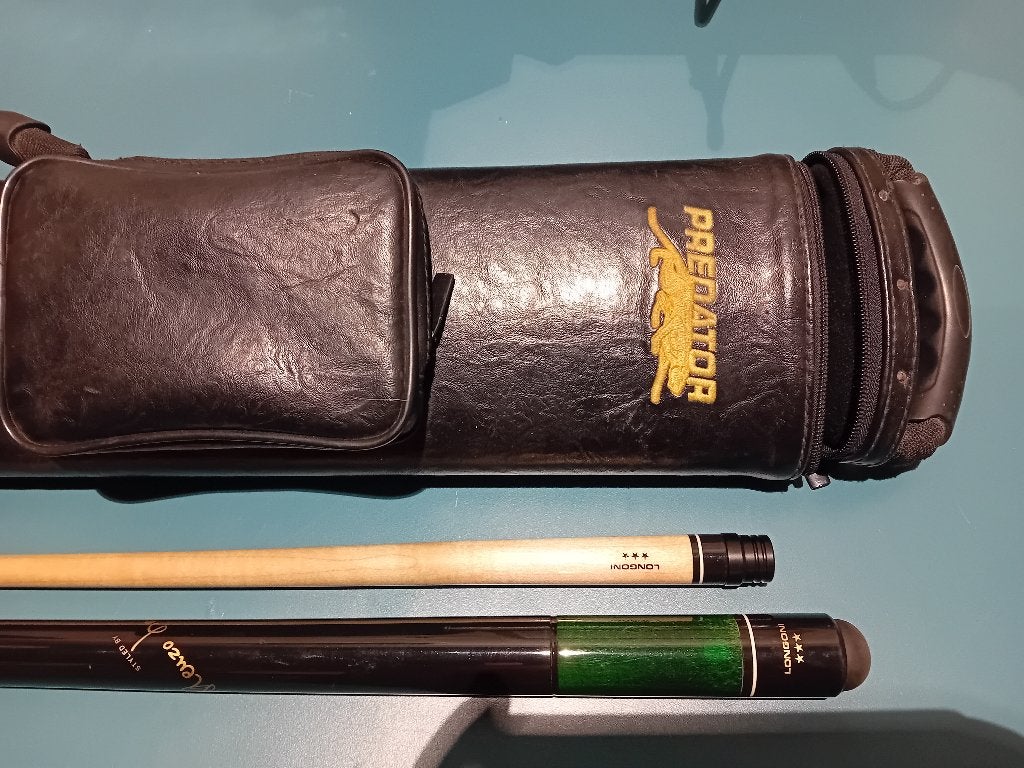 Longoni pool keu en predator keu koker, Ophalen of Verzenden, Zo goed als nieuw, Keu of Ballen