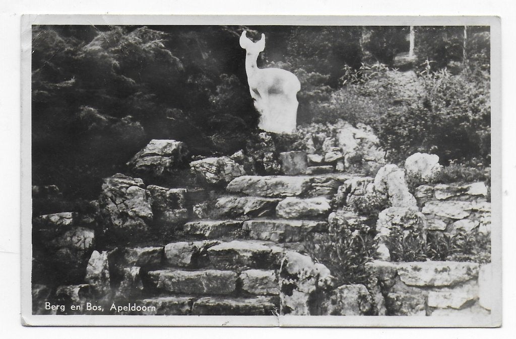 Berg en Dal Apeldoorn Ansichtkaart uit 1948 ( B8177), Ophalen of Verzenden, 1940 tot 1960, Gelopen, Gelderland