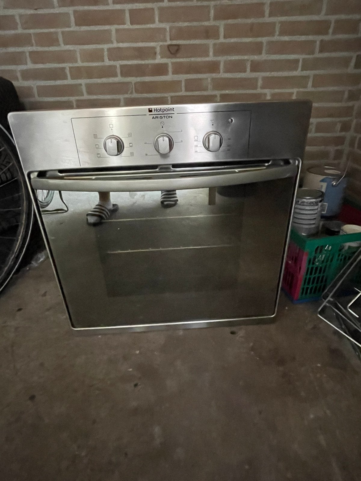 Hotpoint ariston oven 60x60x60 cm, Ophalen, Gebruikt, Hete lucht, 60 cm of meer