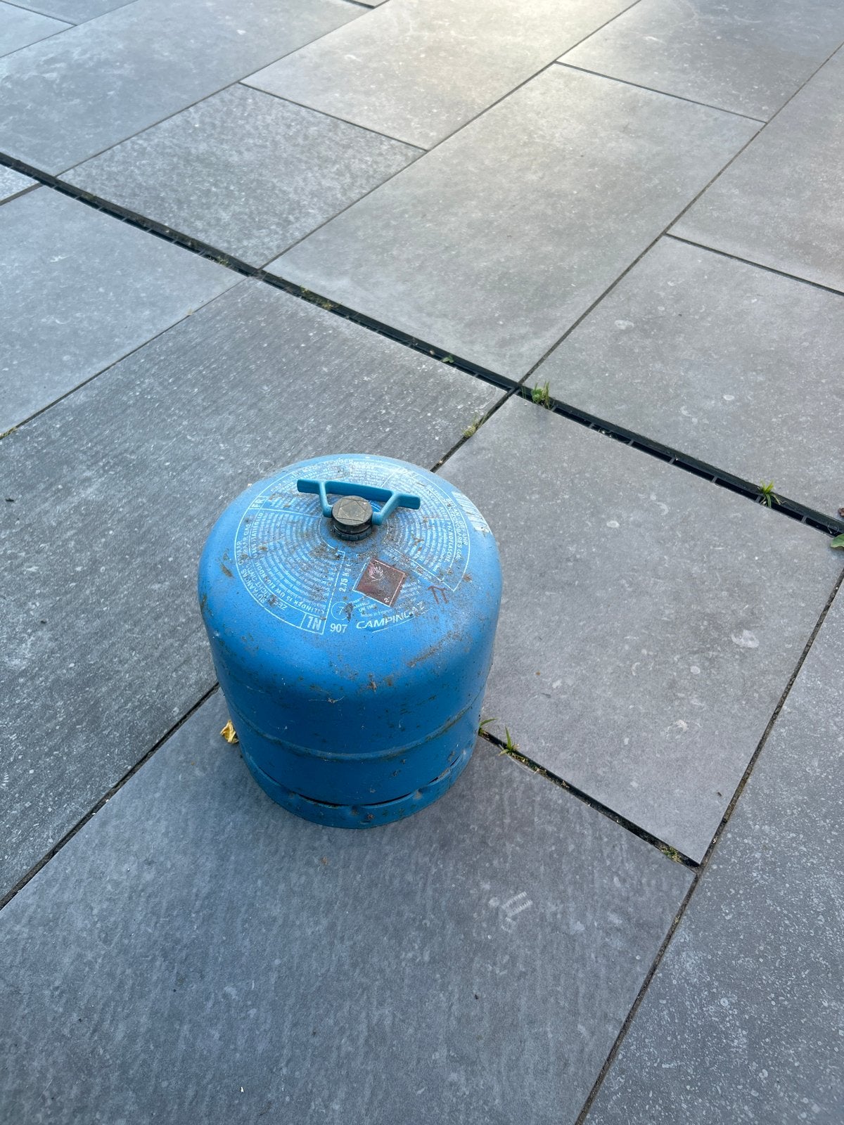 Campingaz gasfles 907 (leeg), Caravans en Kamperen, Kampeeraccessoires, Ophalen, Gebruikt