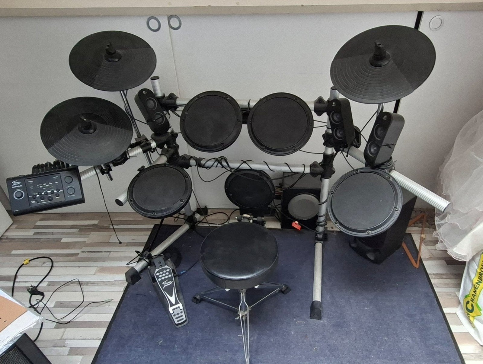 drumkit, Muziek en Instrumenten, Ophalen, Zo goed als nieuw, Overige merken