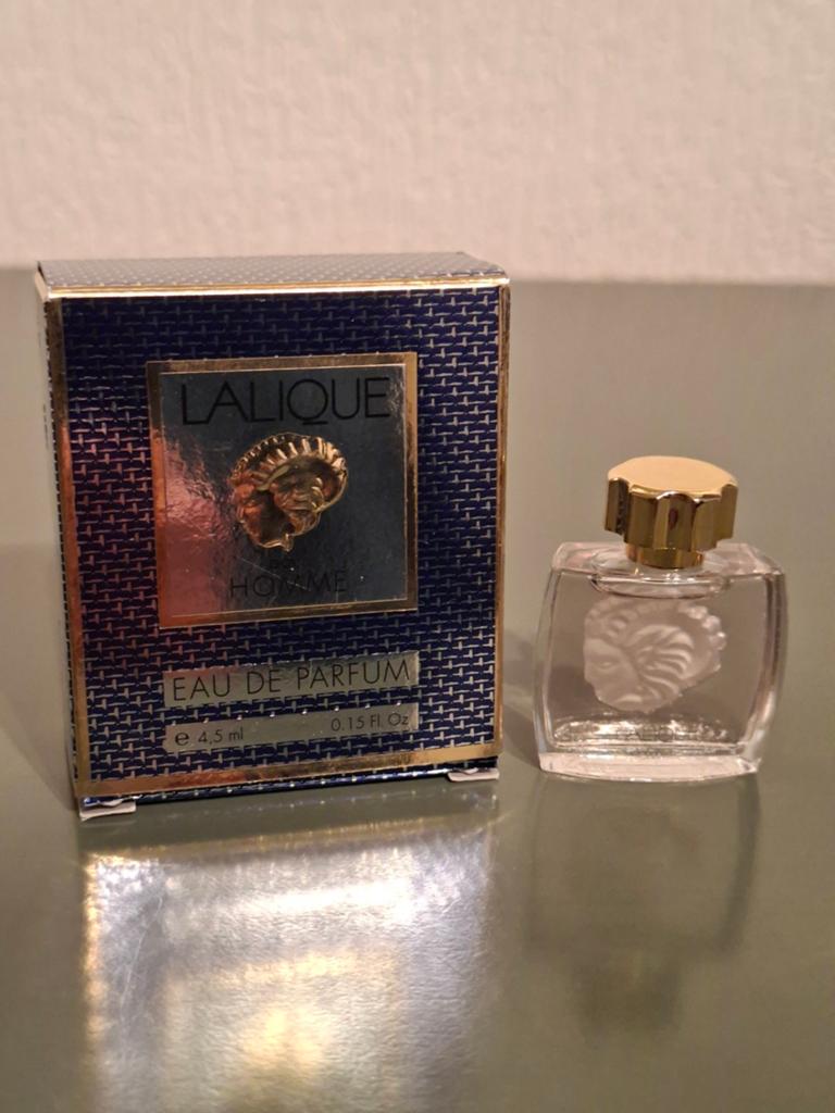 LALIQUE  - Leeuw - Paard - Ram - 4,5ml - 2000/2001, Ophalen of Verzenden, Zo goed als nieuw, Miniatuur