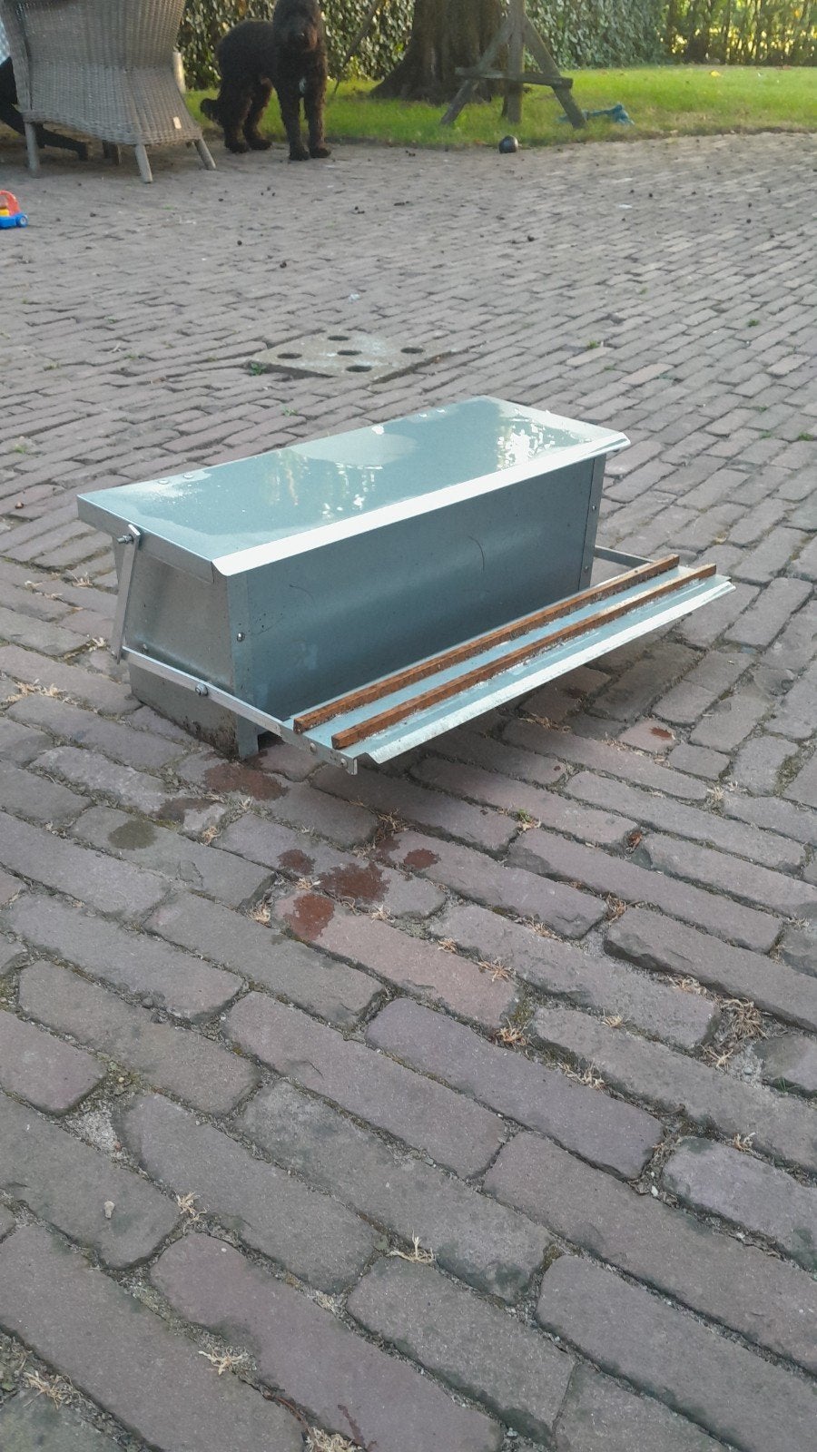 Trapbak voor kippen, Ophalen of Verzenden, Zo goed als nieuw