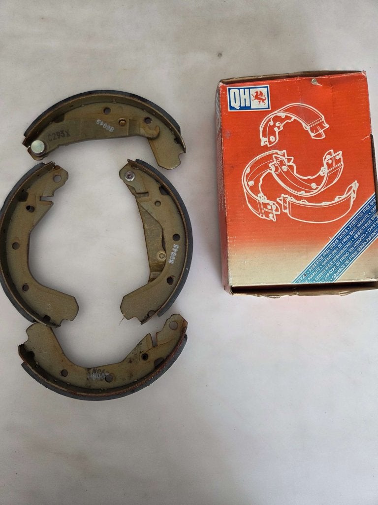 Set Remschoenen Opel Corsa A Kadett D E, Niet ingevuld, Niet ingevuld, Ophalen of Verzenden, Opel