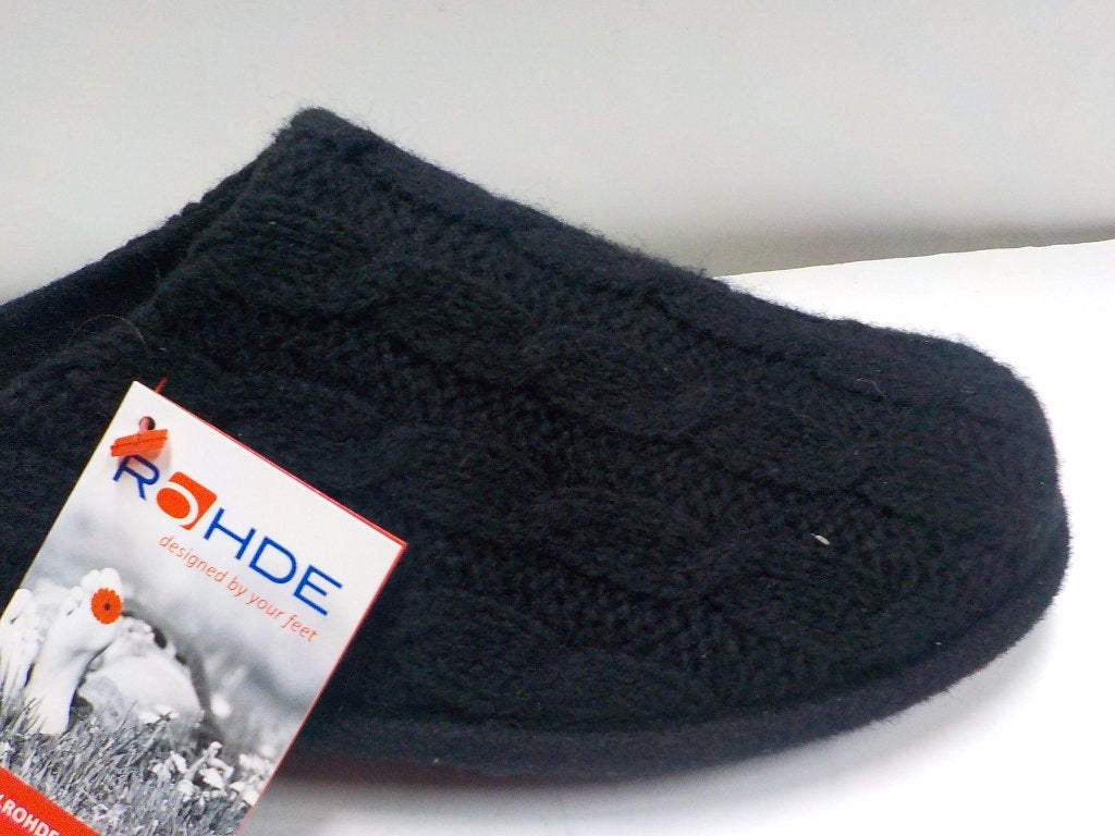 Rohde zwarte pantoffels maat 37, Kleding | Dames, Mail@rohde-shoes.com, Zwart, Nieuw, Ophalen of Verzenden