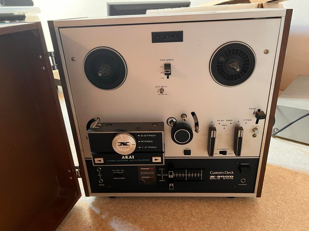 Akai X-200D Tapespeler - Vintage Bandrecorder, Audio, Tv en Foto, Bandrecorders, Ophalen of Verzenden, Bandrecorder