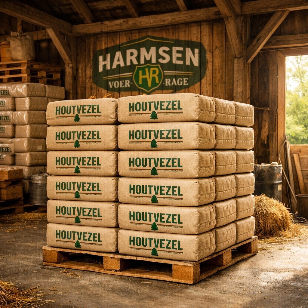 Houtvezel, houtkrullen, de ideale bodembedekking!!, Ophalen, Vee