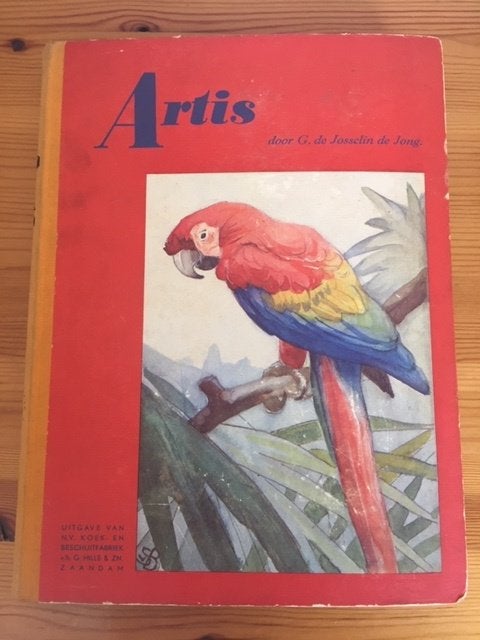 Artis – prentenboek uit 1938, Verzenden, Gelezen, G. de Josselin de Jong, Plaatjesalbum