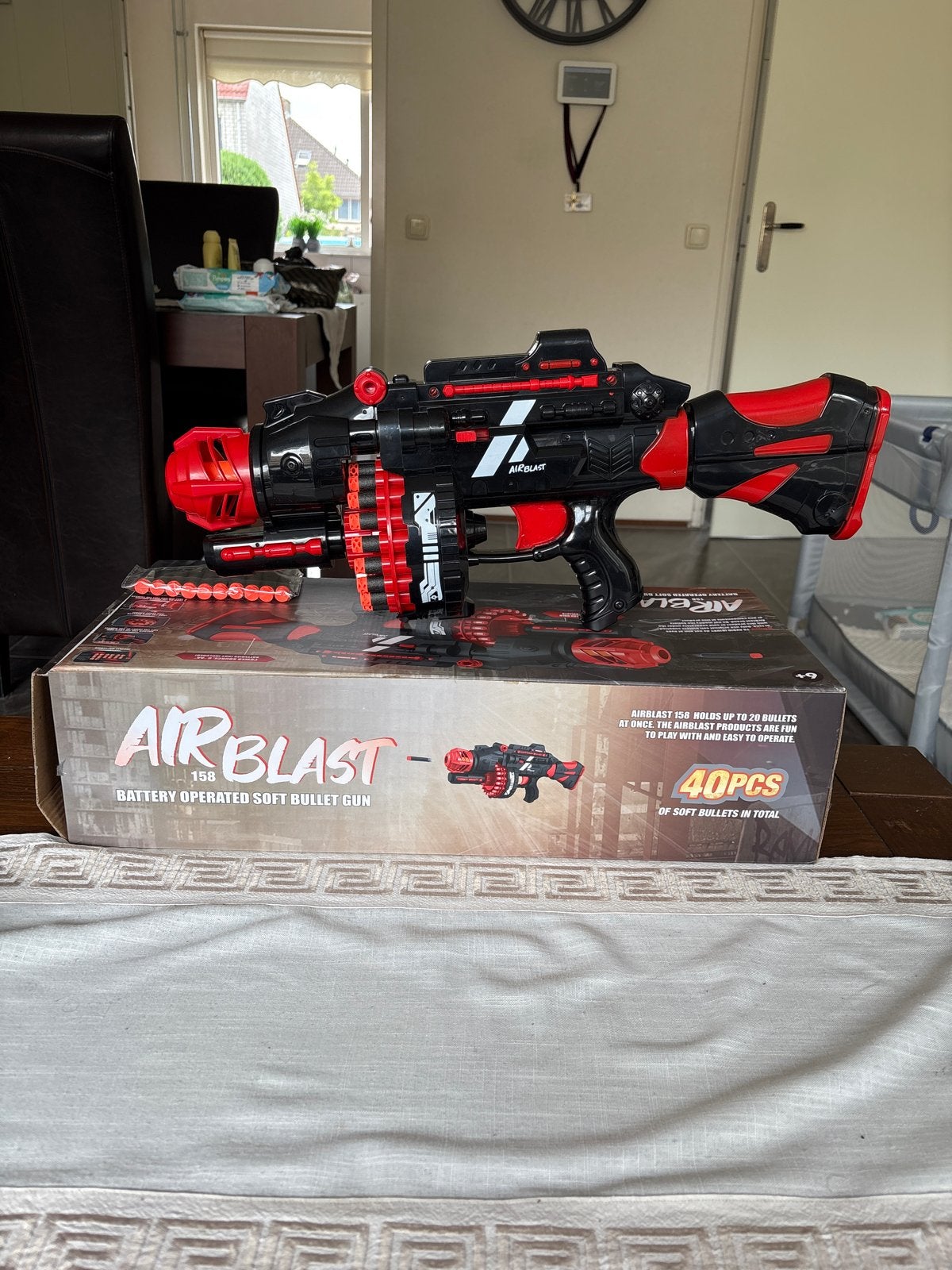 Air Blast 158 Batterij Aangedreven Zachte Kogel Geweer, Ophalen, Zo goed als nieuw, Jongen of Meisje