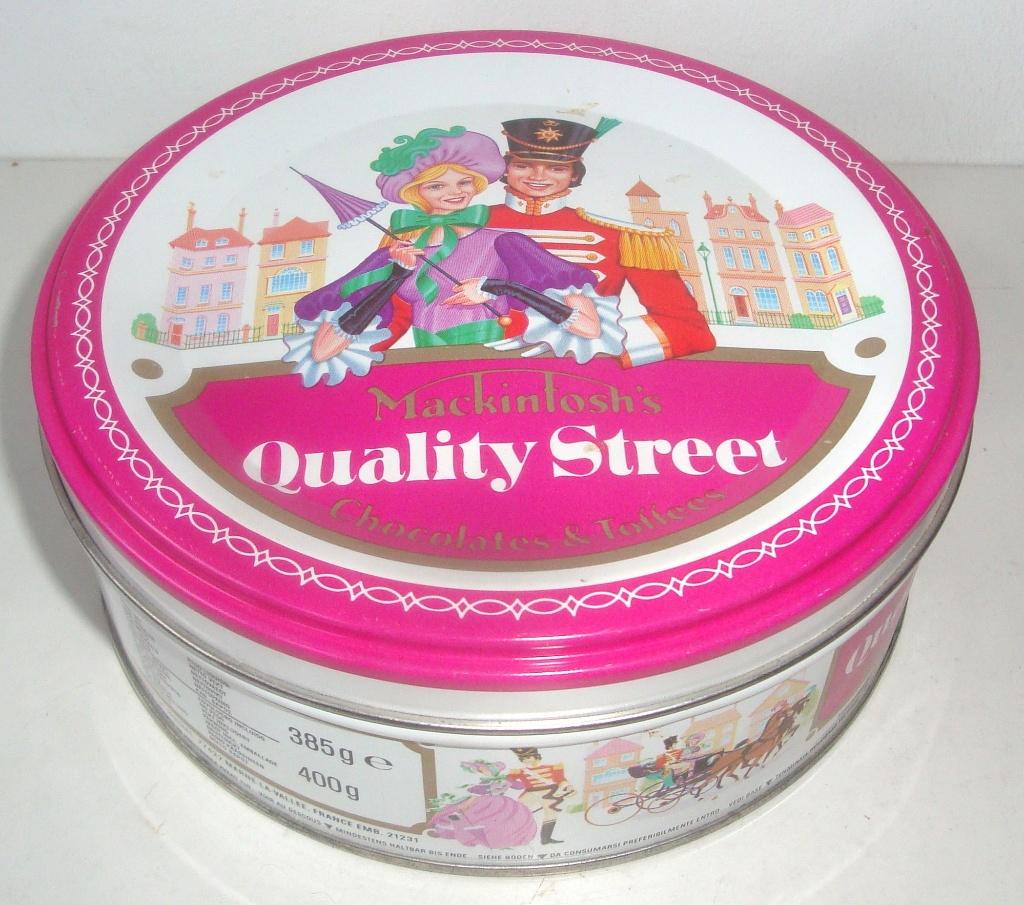 Klein blik Quality Street van Mackintosh's in uitstekende st, Ophalen of Verzenden, Zo goed als nieuw, Overige, Overige merken