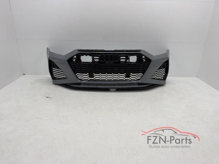Audi RS6 C8 Voorbumper 6PDC KLS Nardo Grey LY7Q, Auto-onderdelen, Ophalen of Verzenden, Gebruikt, Voor, Bumper
