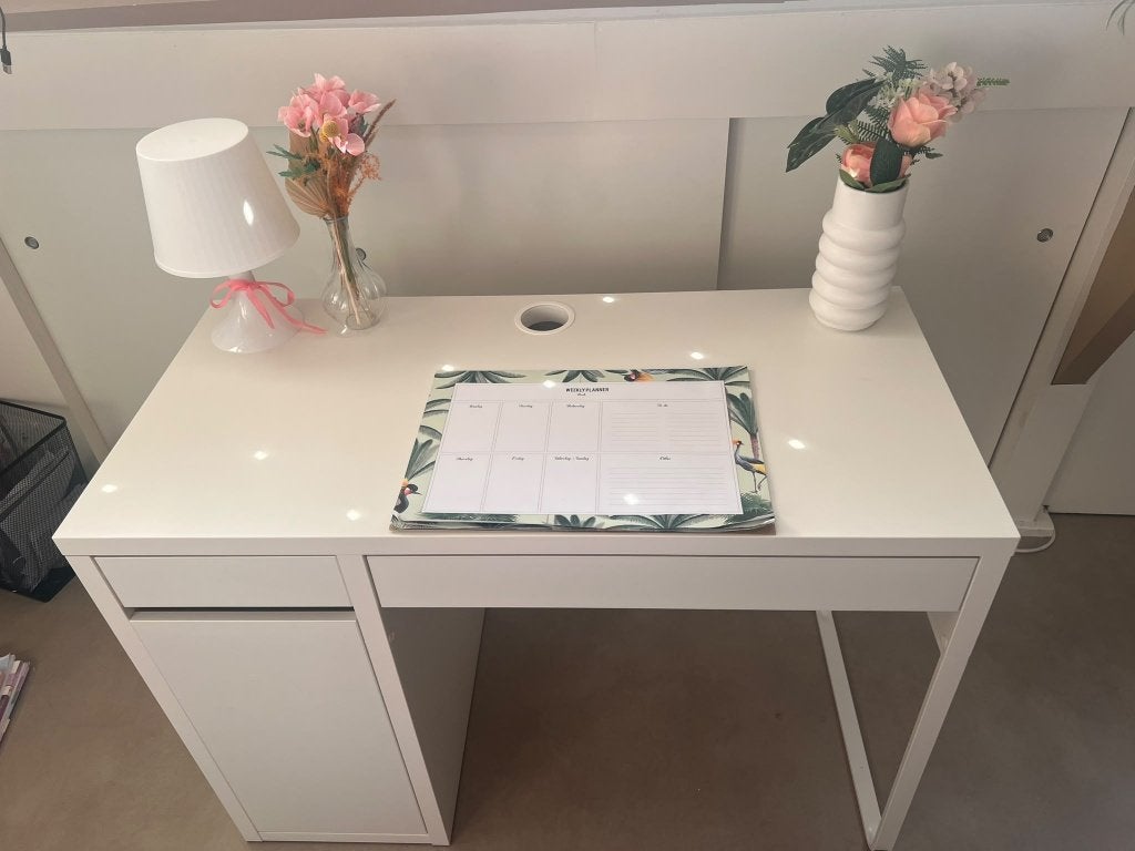 IKEA MICKE Bureau, Ophalen, 105 cm, Gebruikt, IKEA