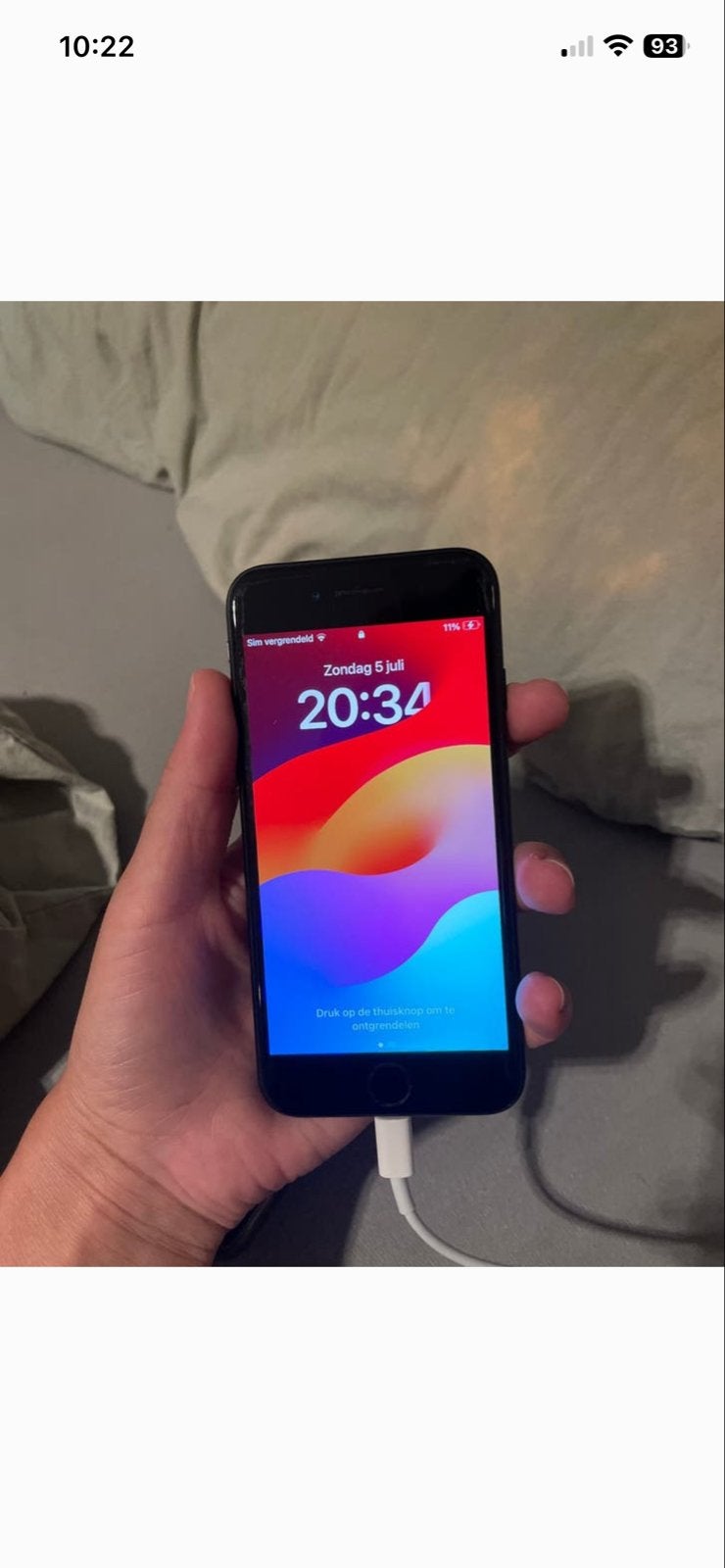 iPhone SE (2020) Zwart 64 GB, Ophalen, Zwart, Zo goed als nieuw, 64 GB