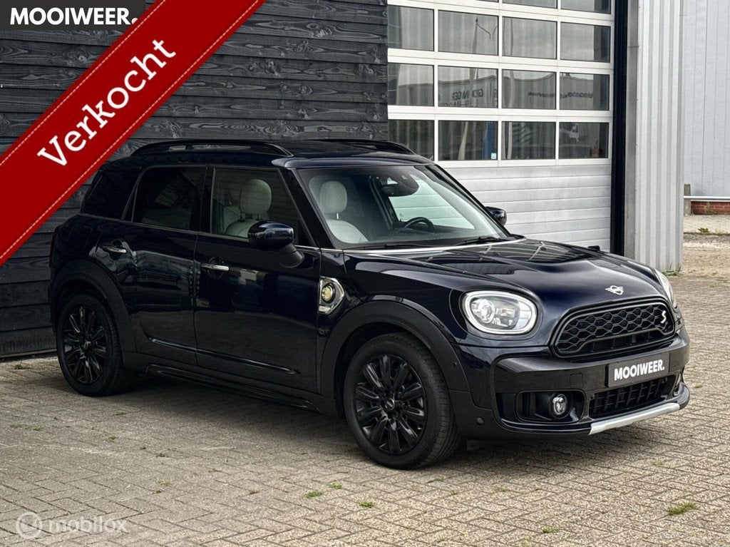 Mini Countryman 1.5 Cooper SE ALL4 Chili | Pano | Leder, Auto's, Mini, Automaat, Gebruikt, Beige, Blauw