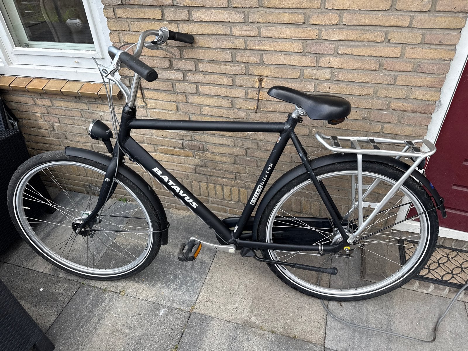 Batavus Blockbuster 28 inch herenfiets met versnellingen, Ophalen, Gebruikt, Versnellingen, Batavus