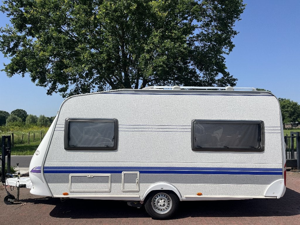 Prachtige Hobby 440 SF volautomatische mover, Caravans en Kamperen, Caravans, Schokbreker, Hobby, Bedrijf, Treinzit